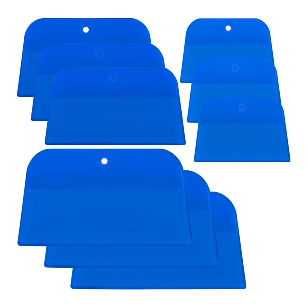 9er-Set Automotive Körperfüller + Wiederverwendbare Kunststoffspreizer (Blau) – 102 cm 127 cm 152 cm Füll- Klebe- & Dichtstoffe für professionelle Reparaturen