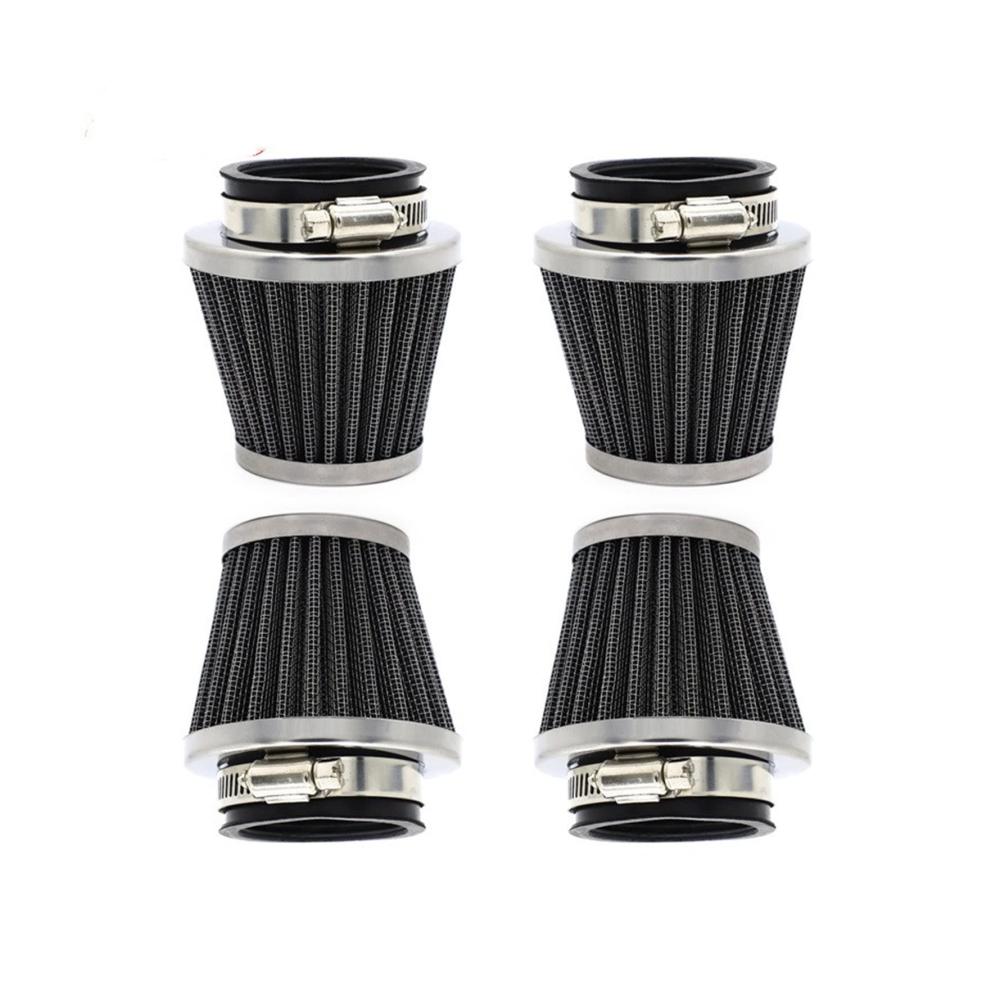 4X Luftfilter Pod 42mm Set für MTX200 XL250RC CB650 GPZ1100 KZ900 KL250 KH400 GT250 GT380 GT550 GS1000 RG250 - Hochwertiger Motorfilter