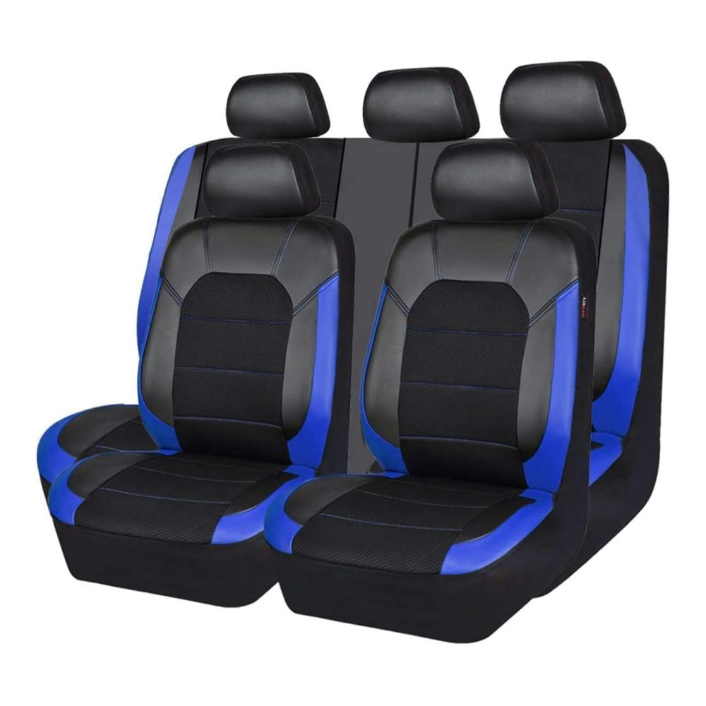 Sitzbezüge Sets für Opel Combo-e Mokka Insignia VXR8 Grandland X Corsa Astra Zafira – Universal Autositz Schonbezüge Schutzbezüge für Autositz