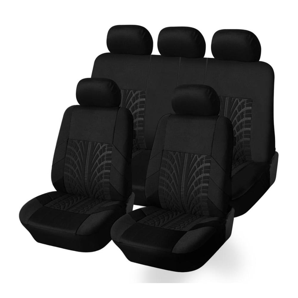 9 PCS Leder Autositzbezüge Set für Peugeot 207 208 307 308 3008 Wasserdicht Bequem Rutschfest Leicht zu Reinigen 5-Sitzer Schonbezüge Innenraum Zubehör