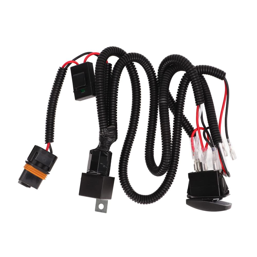 Relais 12V 24V 40A Autohupen-Kabelbaum-Kit - Hupen-Kabelbaum-Relais-Kit mit reiner Kupferspule flammhemmend für Auto LKW Schneckenhörner