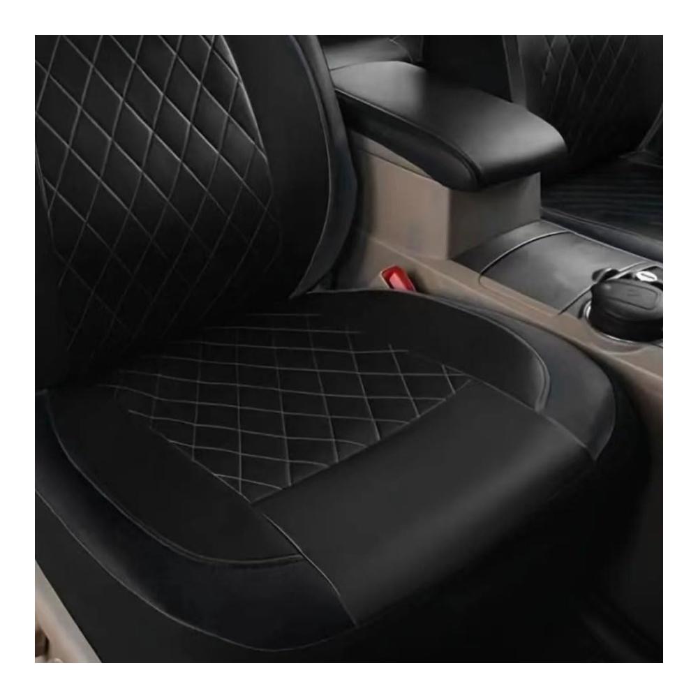 Autositzbezüge Komplettset für Ford Galaxy MK2 (WA6) 2016-2024 Leder wasserdicht Full Wrap Schonbezüge vorne und hinten Innenraum Zubehör C/Grey
