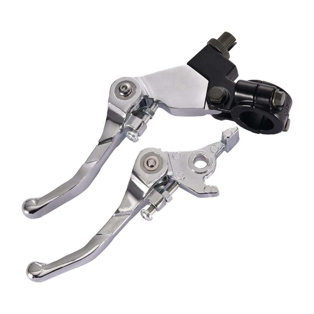 Motorrad Lenker 22mm Kupplungs- & Bremshebel Set Ersatz für 50ccm bis 125ccm Dirtbike Roller & Moped – 2 Stück Packung für optimales Fahrvergnügen