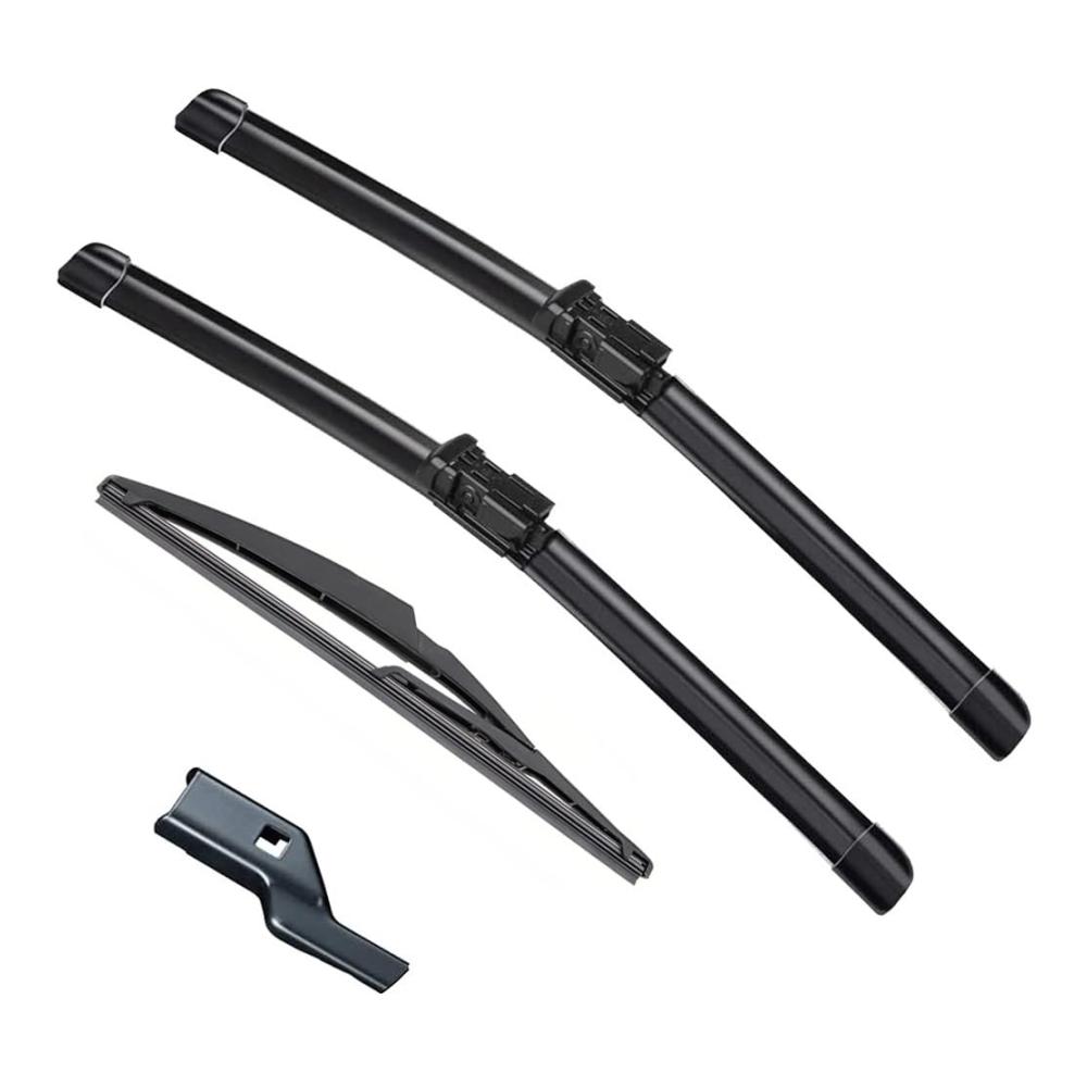 Scheibenwischer für Abarth FIAT 500 500cc 312 (2007–2017) 24 14 12 Regenwischer Auto-Wischerblätter vorne & hinten Allwetter-Wischerblatt