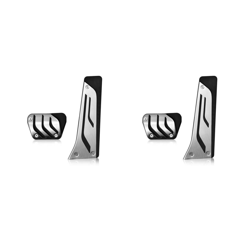Pedale Set 4 Stücke Fuß Gas Gaspedal Bremspedal Pad Abdeckung für BMW 2 3 4 5 6 7 Serie X3 X4 X5 X6 X7 Z4 – Auto Zubehör Ersatzteile
